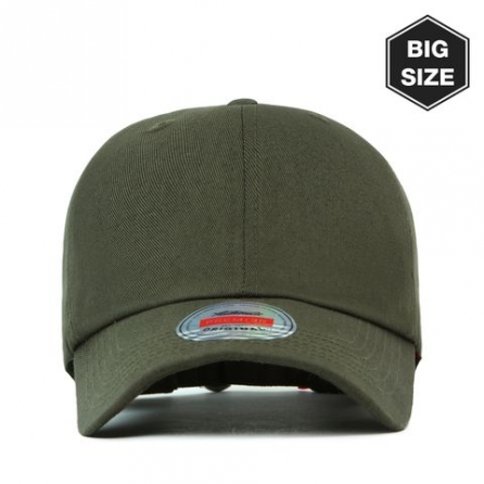 Nón Ballcap PREMI3R Washing trơn B023 (Xanh Olive) - Size lớn (59~61cm)