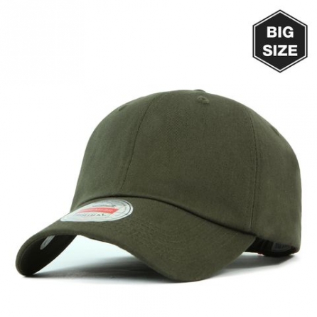 Nón Ballcap PREMI3R Washing trơn B023 (Xanh Olive) - Size lớn (59~61cm)