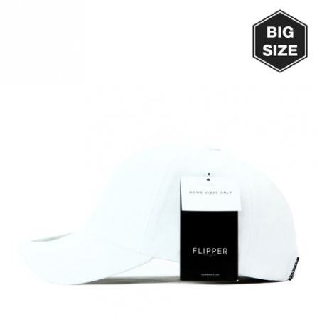 Nón Ballcap FLIPPER Washing trơn FB010 (Trắng) - Size lớn (59~61cm)