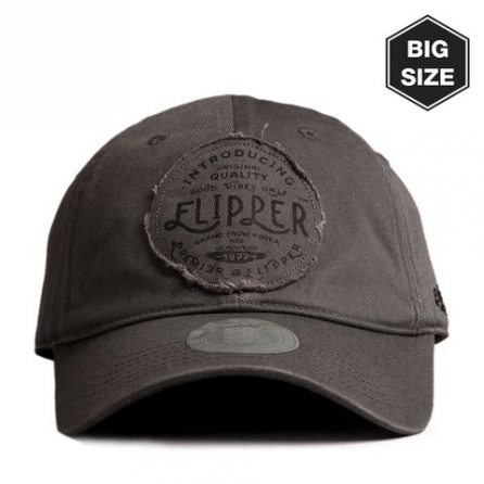 Nón Ballcap FLIPPER INTRO Circle FB064 (Xám đậm) - Size lớn (59~61cm)